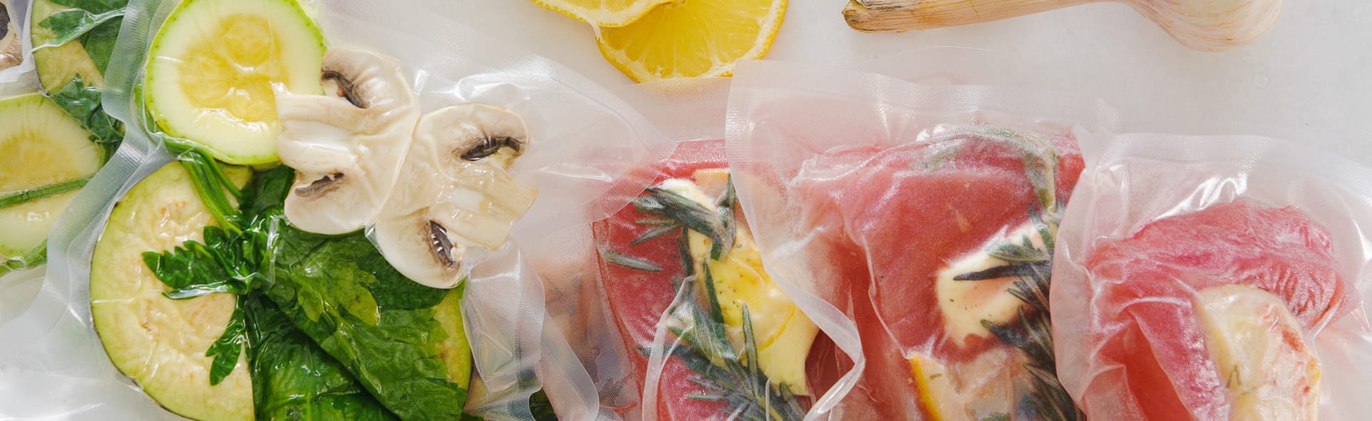 vakuumiertes Gemüse