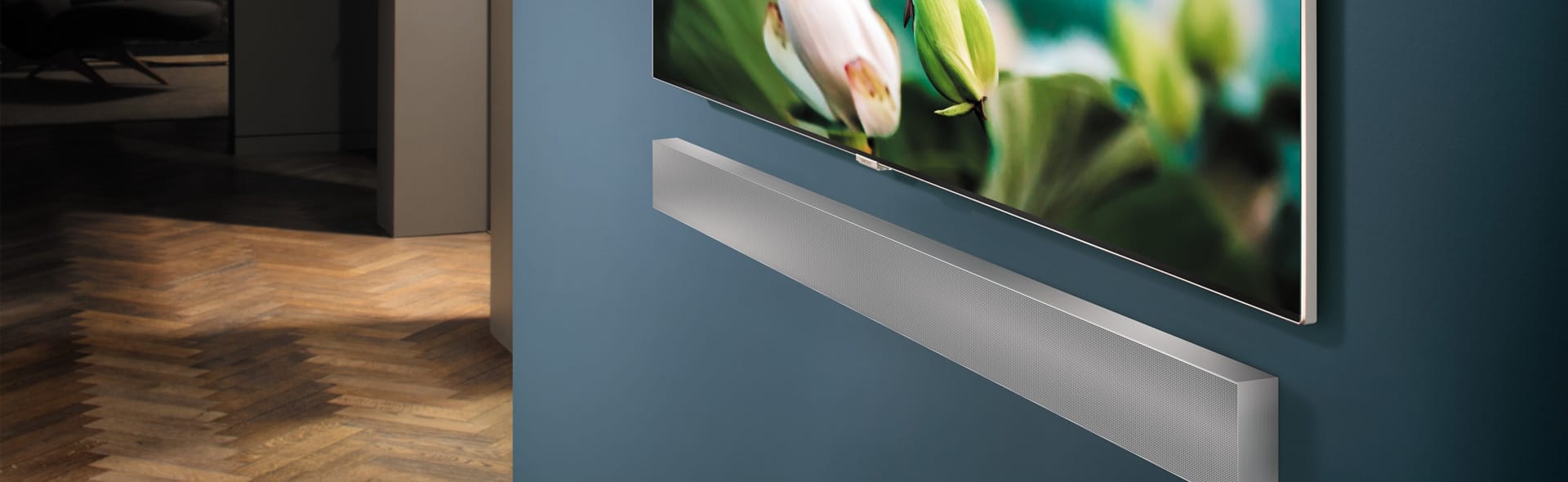 Soundbar unter Fernseher