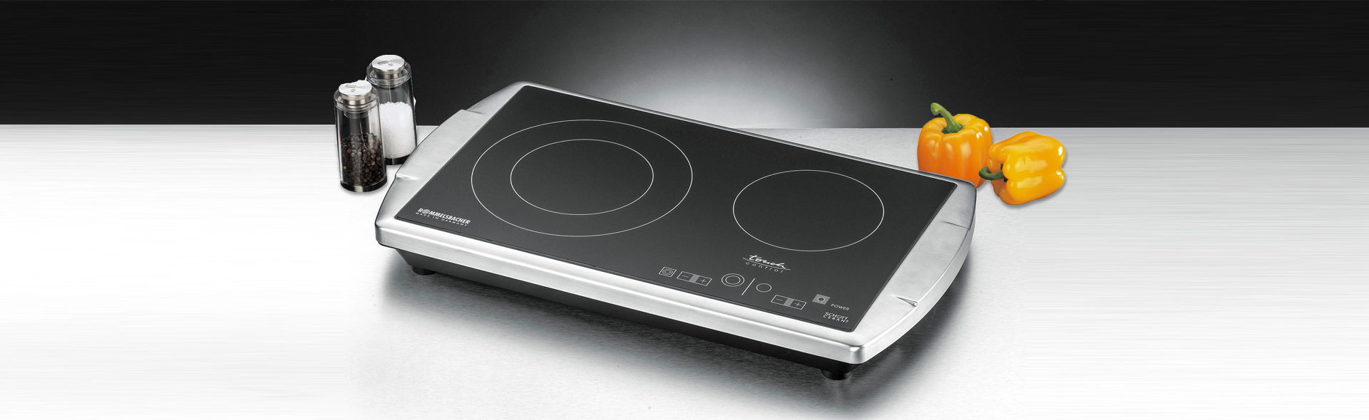 Ceran Doppelkochplatte