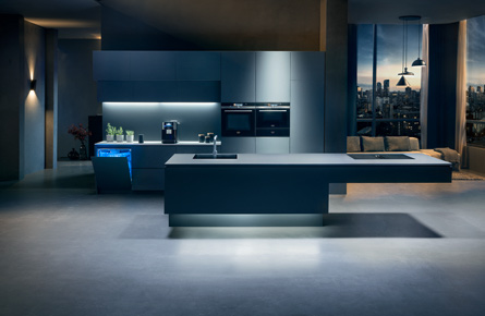 Moderne Küche in einem Penthouse