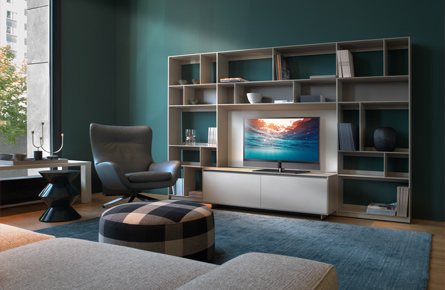 Fernseher auf Sideboard