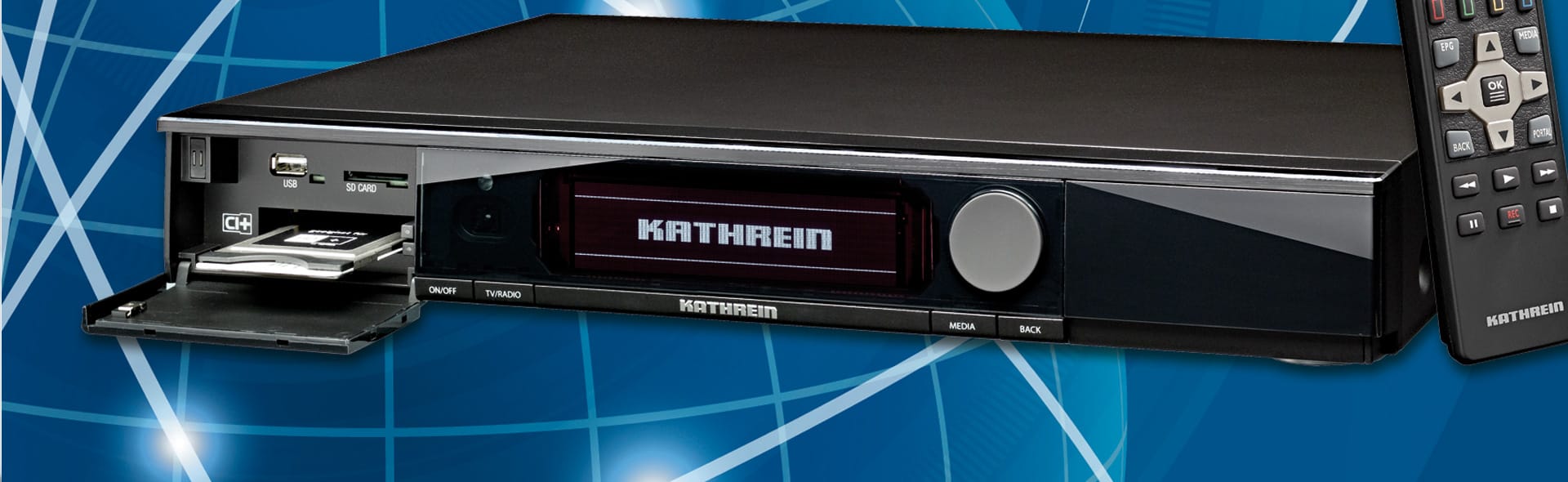 Satellitenreceiver mit fernbedienung