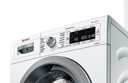 Einstellungen einer Waschmaschine