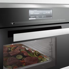 verbauter Dampfgarer von vorne