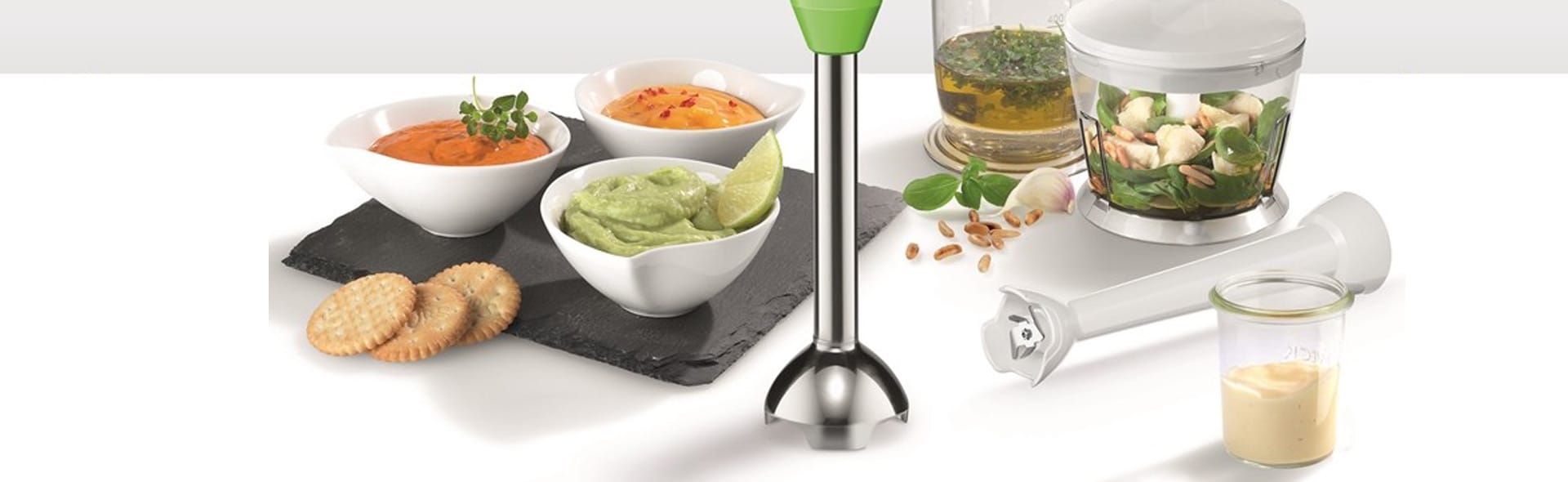 Stabmixer und Dips