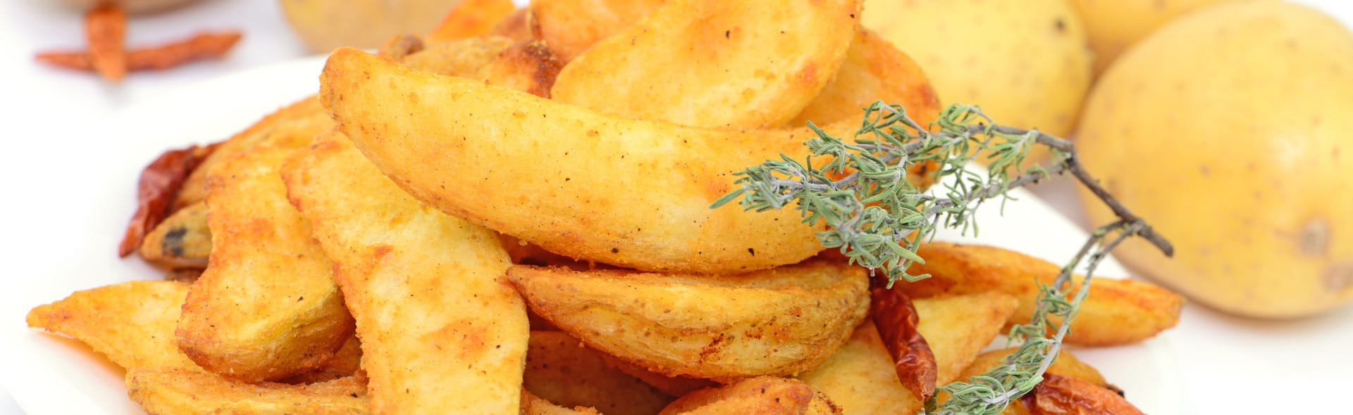 Kartoffelecken mit Rosmarin