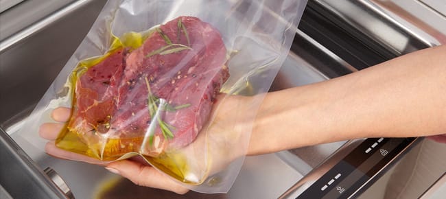 vakuumiertes Steak
