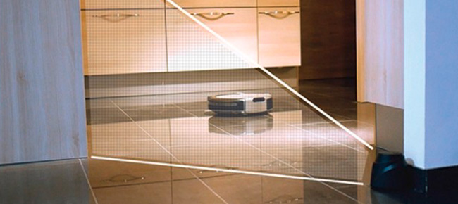Virtuelle Wand für den Roboterstaubsauger