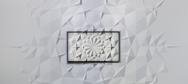 Fernseher mit Symbolen