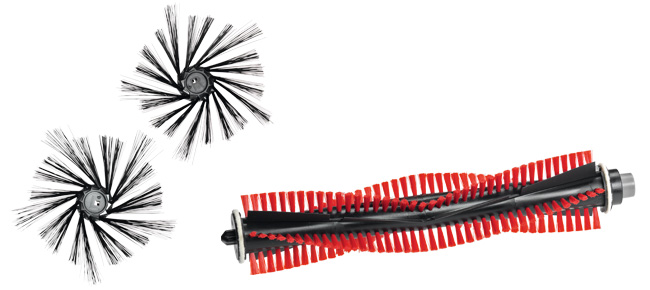 Bürsten des Staubsaugers