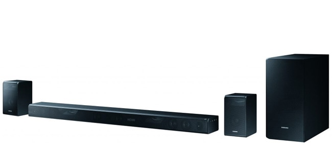 kabellose Soundbar und Subwoofer