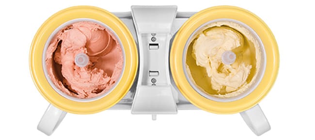 Kühlbehälter mit Eiscreme