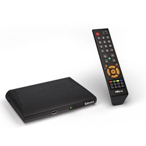 SAT-Receiver und Fernbedienung