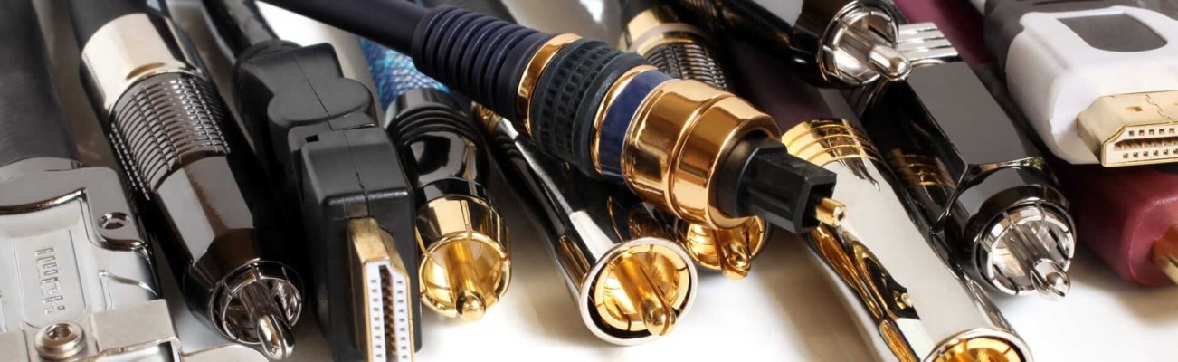 Kopfzeilenbild für die Seite „Audio- und Videoverbindungen: das kleine Kabel-Einmaleins“