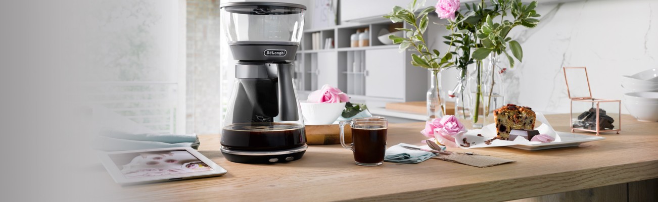 Kopfzeilenbild für die Seite „Symbiose von Tradition und Moderne: Filterkaffeegenuss mit Clessidra“