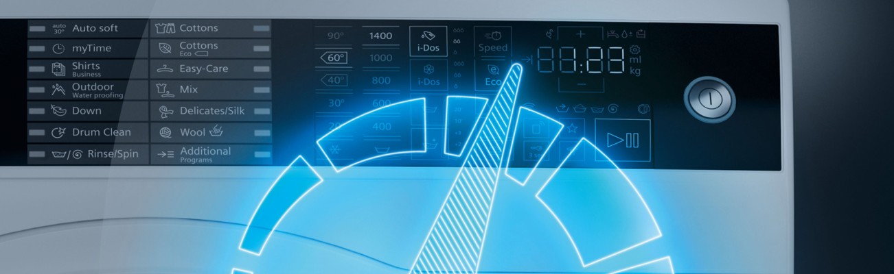 Kopfzeilenbild für die Seite „Effektiv und schnell mit Siemens varioSpeed waschen“
