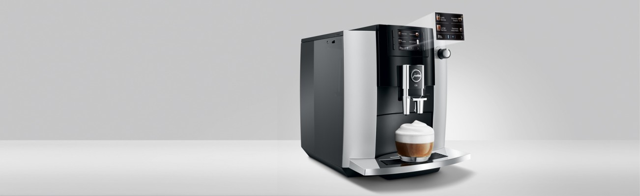 Kopfzeilenbild für die Seite „Kaffeevollautomat Jura E6 Testsieger bei Stiftung Warentest“