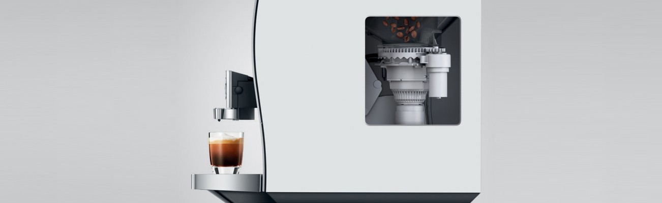 Kopfzeilenbild für die Seite „Die Mahlwerke in den Jura-Kaffeevollautomaten“