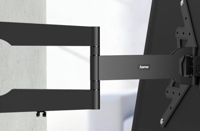 Vorschaubild für den Artikel „Hama TV-Wandhalterungen „Fullmotion ultralang“ und „ultraslim“ für Smart TVs“
