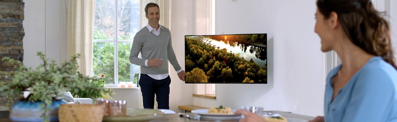 Kopfzeilenbild für die Seite „Die OLED TV-Wandhalterungen von Vogel's“