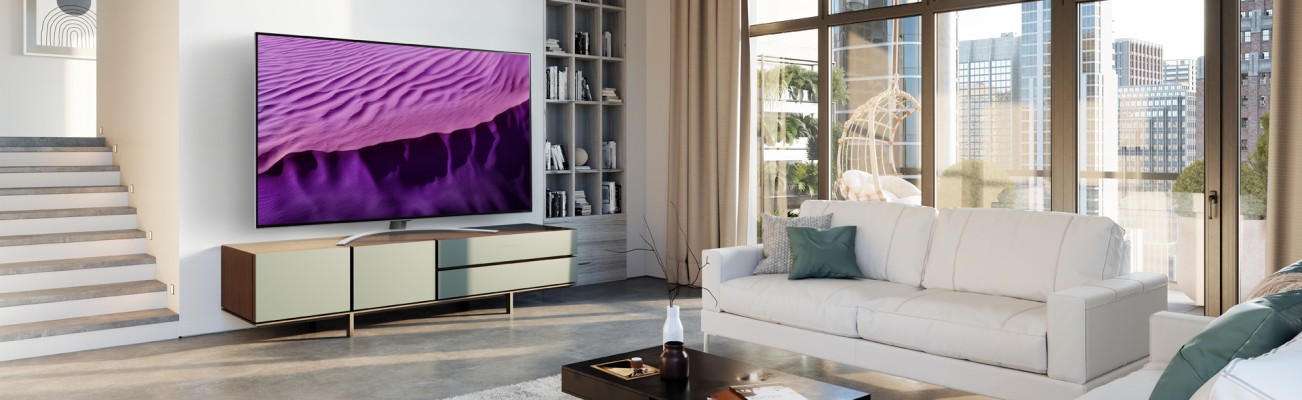 Kopfzeilenbild für die Seite „LG OLED evo G2-Serie: Zeitloses Design, überragende Bildqualität und künstliche Intelligenz“