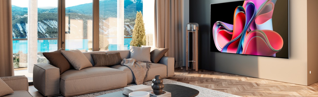 Kopfzeilenbild für die Seite „LG OLED evo TV G3: Der High-End SmartTV“