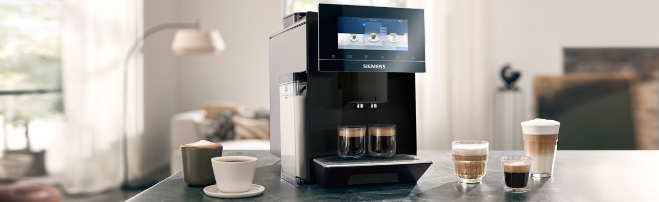 Kopfzeilenbild für die Seite „Der perfekte Genuss: Die Kaffeespezialitäten der Siemens EQ900 Kaffeevollautomaten“