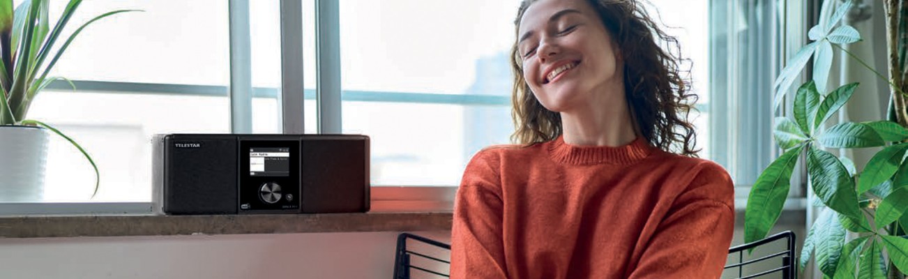 Kopfzeilenbild für die Seite „TELESTAR Multifunktionsradios und HiFi-Systeme mit exklusivem „Calm-Radio“-Update“