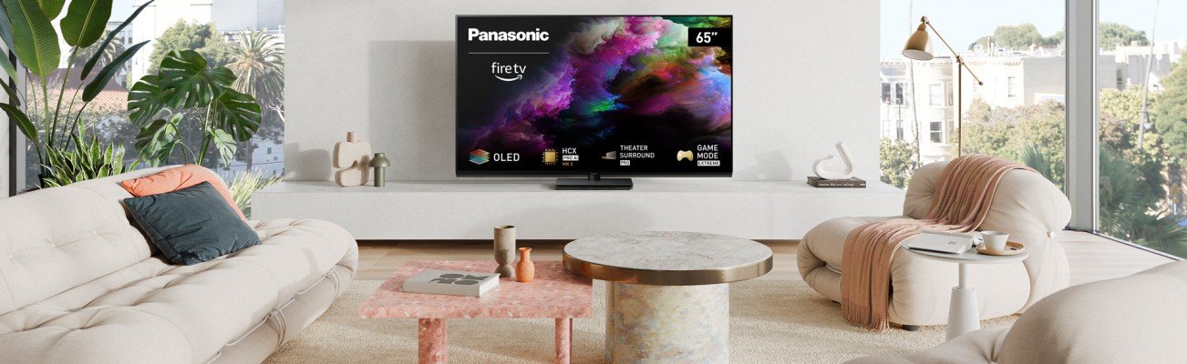 Kopfzeilenbild für die Seite „Panasonic und Amazon Kooperation: Revolutionäres TV-Erlebnis durch Fire TV Integration“