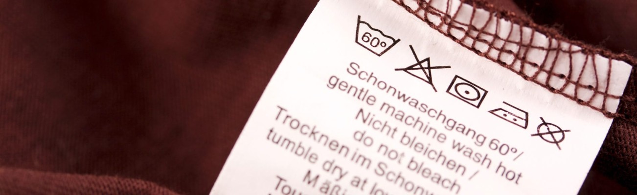 Kopfzeilenbild für die Seite „Wäsche-Etikette. So deuten Sie die Zeichen.“